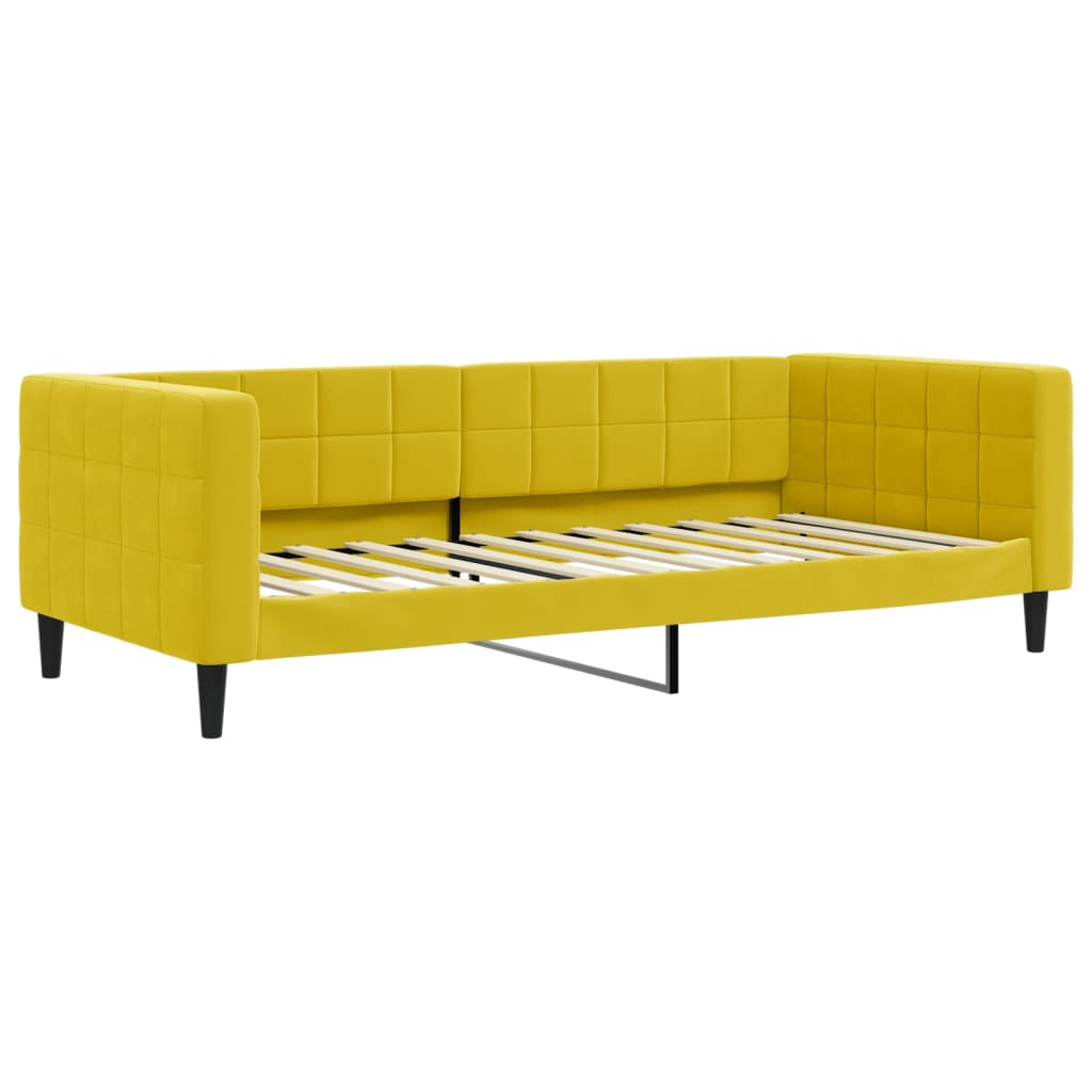 Letto da Giorno Giallo 90x200 cm in Vellutocod mxl 81884