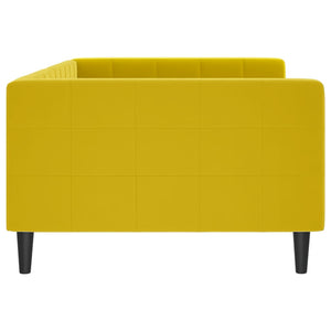 Letto da Giorno Giallo 100x200 cm in Velluto 354020