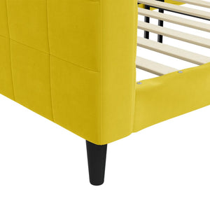 Letto da Giorno Giallo 100x200 cm in Velluto 354020