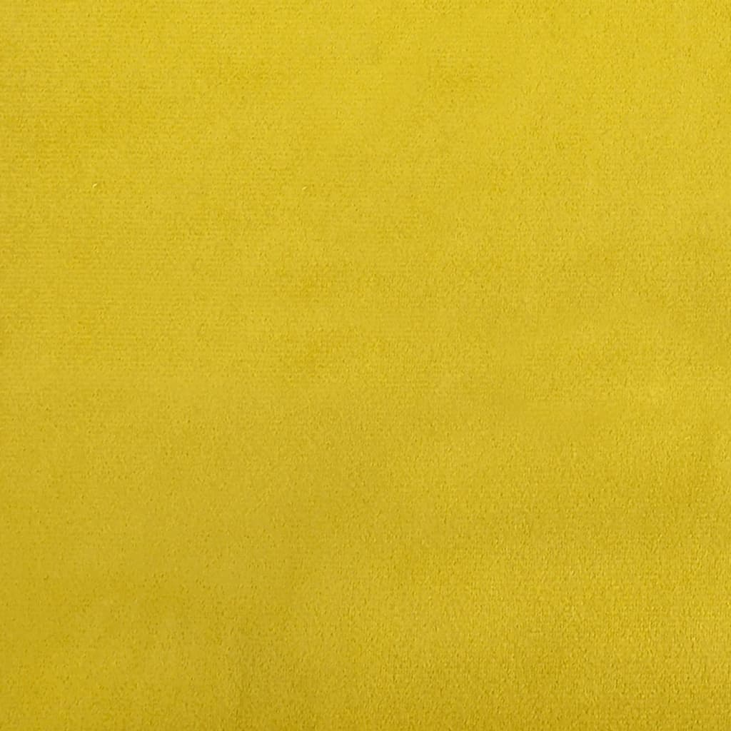 Letto da Giorno Giallo 100x200 cm in Velluto 354020