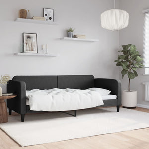 Letto da Giorno Nero 80x200 cm in Tessutocod mxl 70650