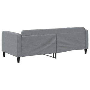 Letto da Giorno Grigio Chiaro 90x200 cm in Tessuto 354033