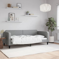 Letto da Giorno Grigio Chiaro 90x200 cm in Tessutocod mxl 94644