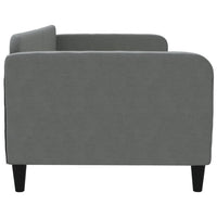 Letto da Giorno Grigio 90x200 cm in Tessuto 354034