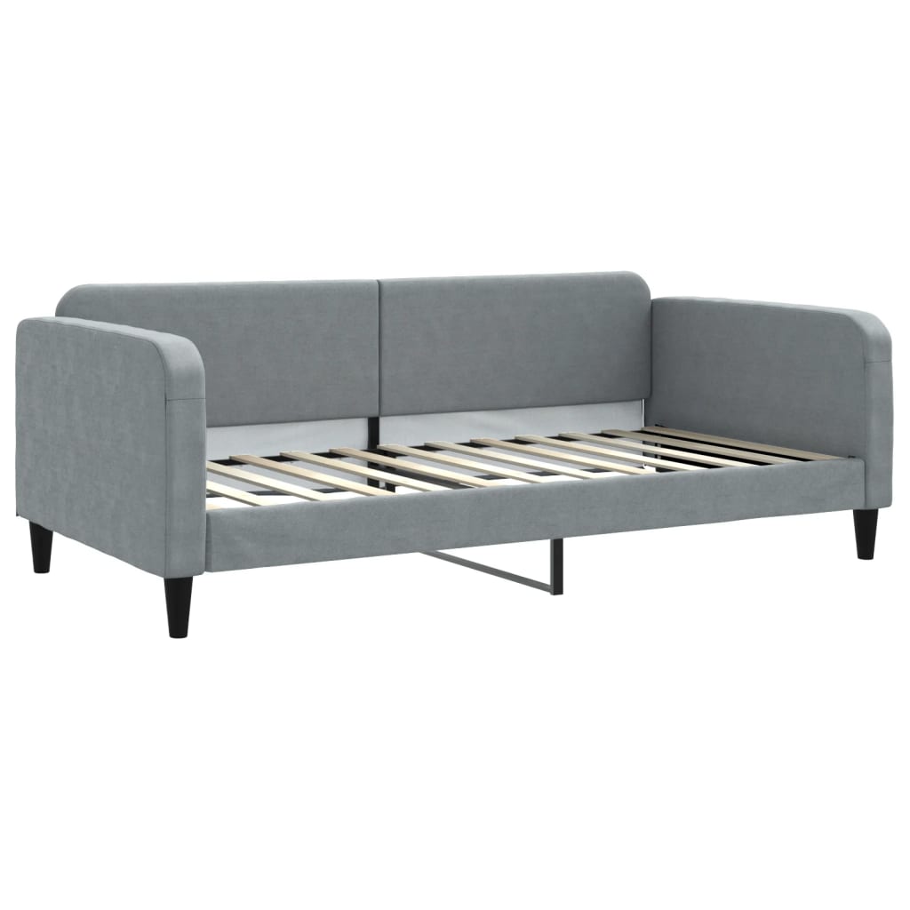 Letto da Giorno Grigio Chiaro 100x200 cm in Tessutocod mxl 94646