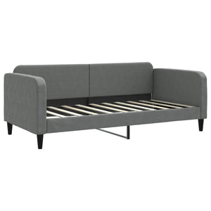 Letto da Giorno Grigio Scuro 90x190 cm in Tessuto 354044