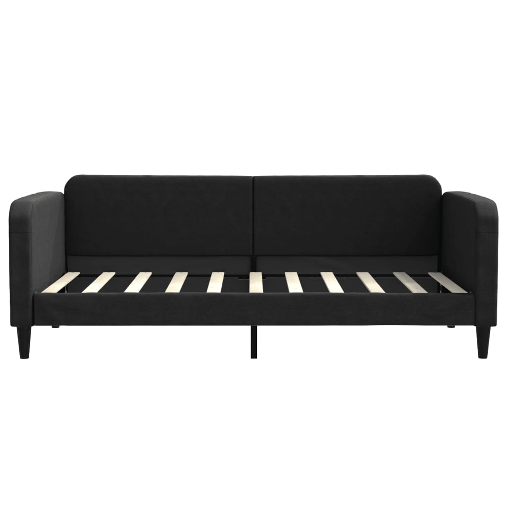 Letto da Giorno Nero 90x190 cm in Tessutocod mxl 70654