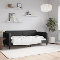 Letto da Giorno Nero 90x190 cm in Tessutocod mxl 70654