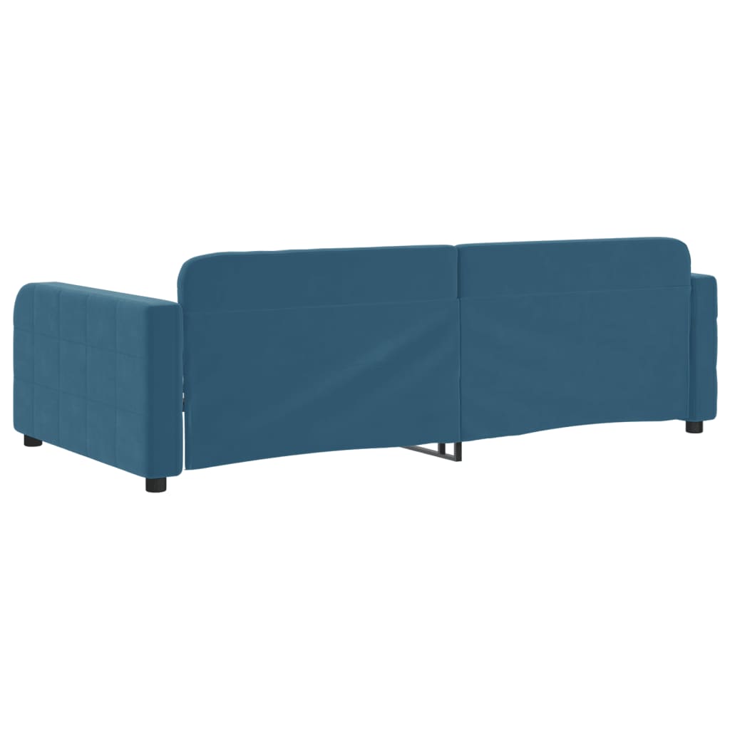 Letto da Giorno Blu 90x200 cm in Velluto 354057