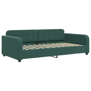 Letto da Giorno Verde Scuro 90x200 cm in Vellutocod mxl 129767