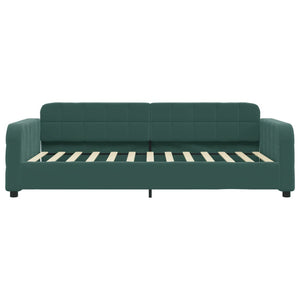 Letto da Giorno Verde Scuro 90x200 cm in Vellutocod mxl 129767