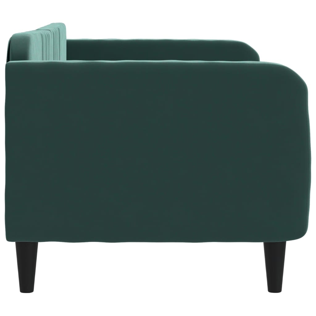 Letto da Giorno Verde Scuro 80x200 cm in Velluto 354081