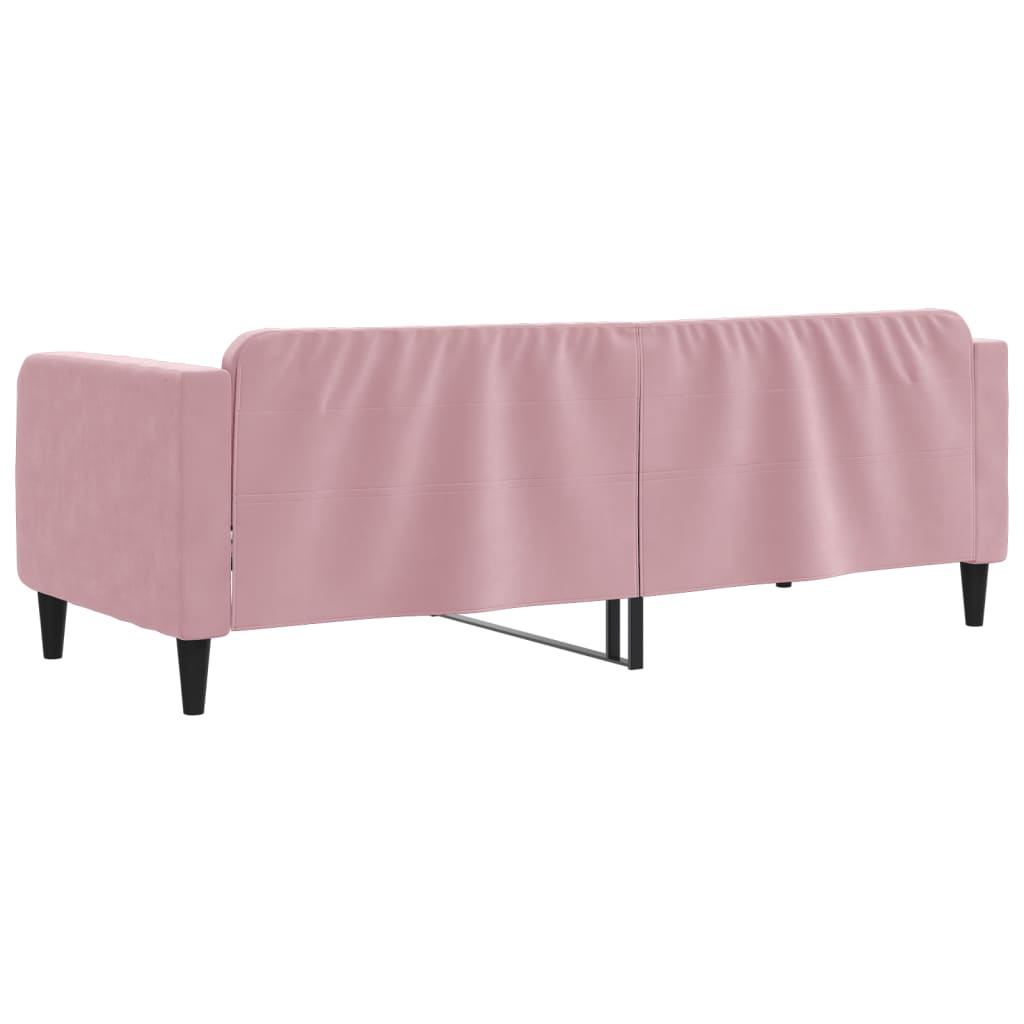 Letto da Giorno Rosa 80x200 cm in Velluto 354082