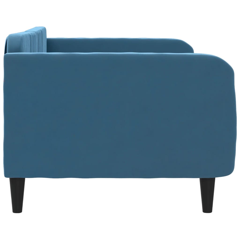 Letto da Giorno Blu 90x200 cm in Velluto 354085