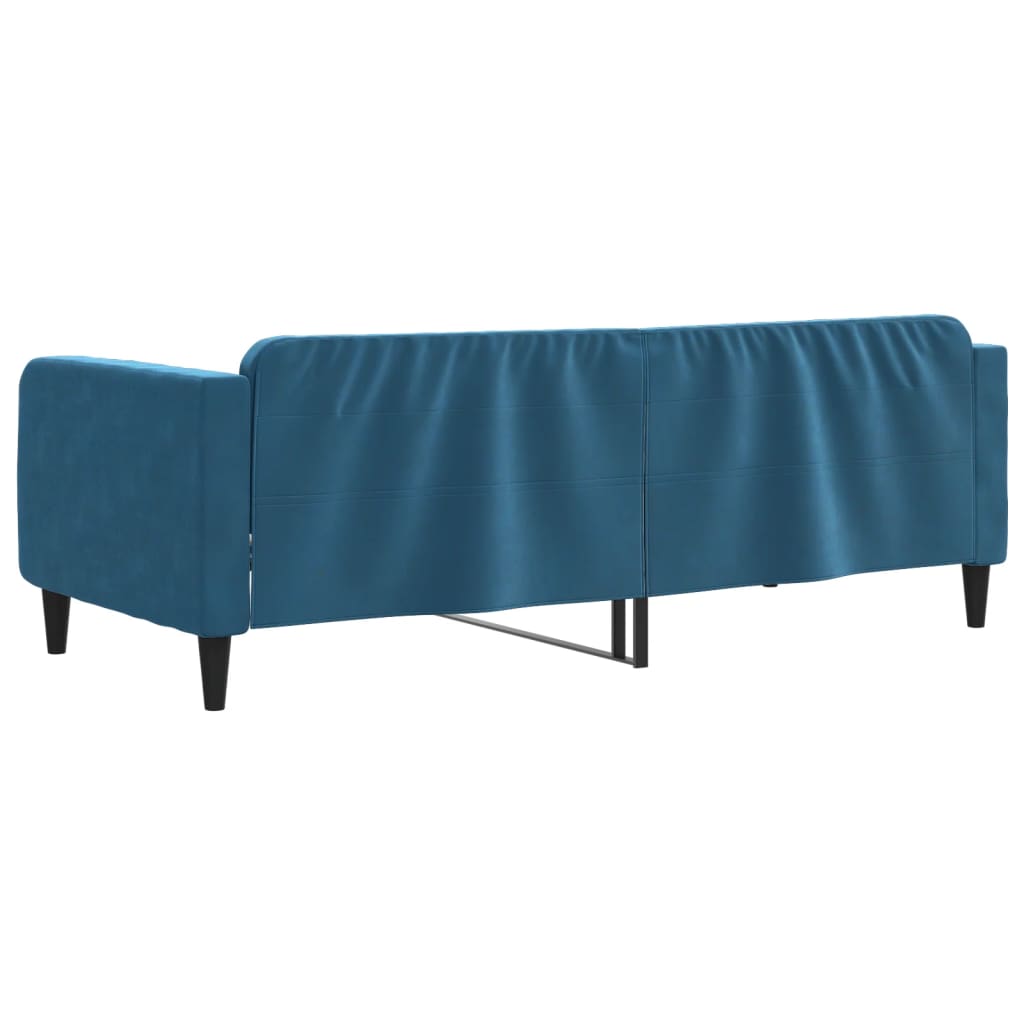 Letto da Giorno Blu 90x200 cm in Velluto 354085