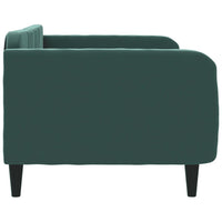 Letto da Giorno Verde Scuro 90x200 cm in Velluto 354088