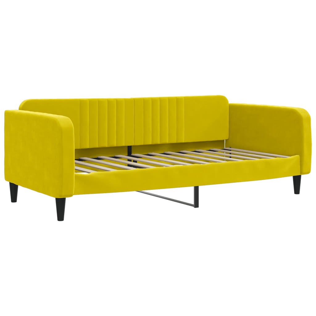 Letto da Giorno Giallo 90x200 cm in Vellutocod mxl 70870