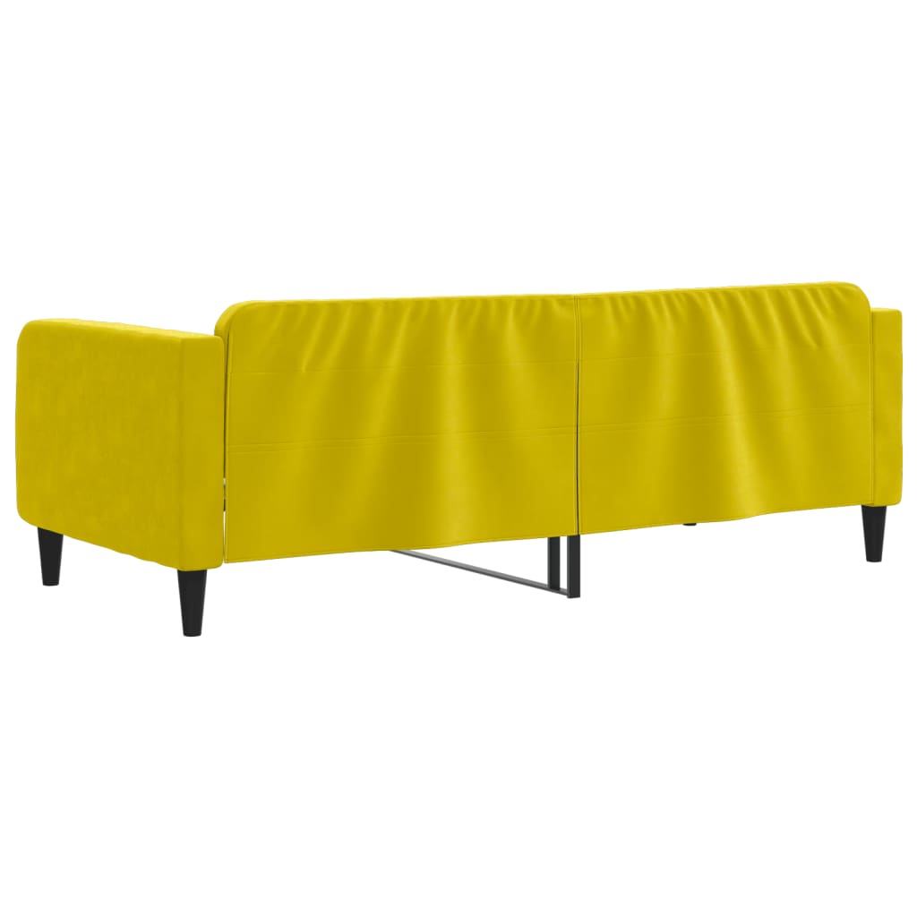 Letto da Giorno Giallo 90x200 cm in Velluto 354091