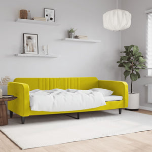 Letto da Giorno Giallo 90x200 cm in Velluto 354091