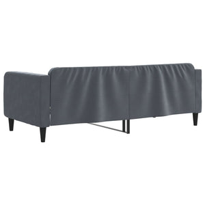 Letto da Giorno Grigio Scuro 100x200 cm in Velluto 354094