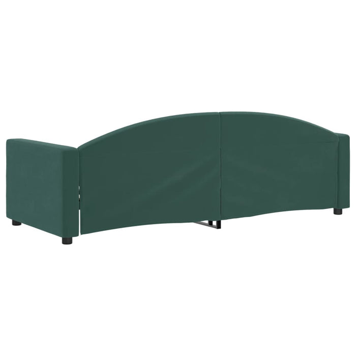 Letto da Giorno Verde Scuro 80x200 cm in Velluto 354131