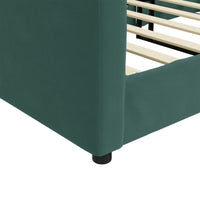 Letto da Giorno Verde Scuro 80x200 cm in Velluto 354131