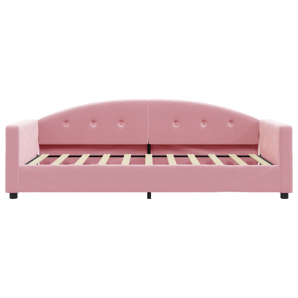 Letto da Giorno Rosa 80x200 cm in Velluto 354132