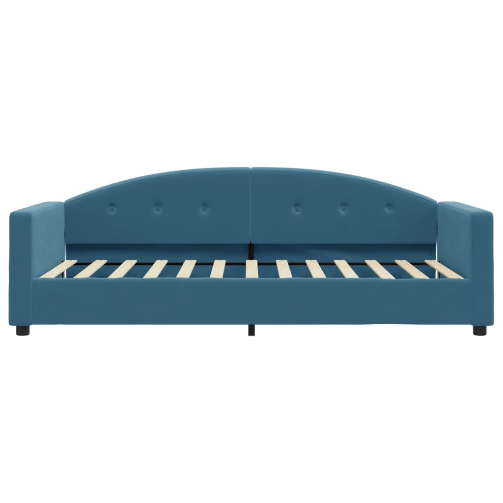 Letto da Giorno Blu 90x200 cm in Velluto 354135