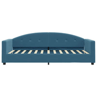 Letto da Giorno Blu 90x200 cm in Velluto 354135