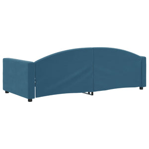 Letto da Giorno Blu 90x200 cm in Velluto 354135