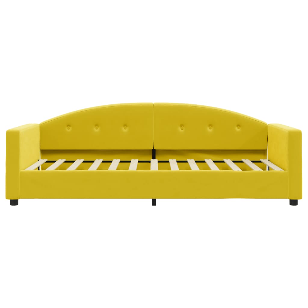 Letto da Giorno Giallo 90x200 cm in Vellutocod mxl 105802