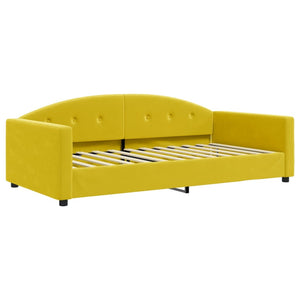 Letto da Giorno Giallo 100x200 cm in Velluto 354148