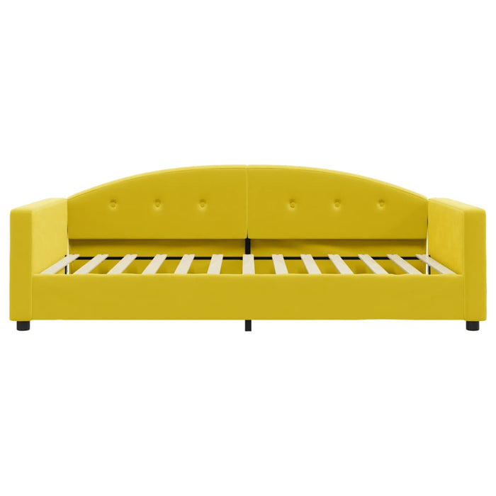 Letto da Giorno Giallo 100x200 cm in Velluto 354148