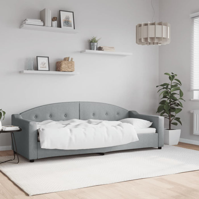 Letto da Giorno Grigio Chiaro 80x200 cm in Tessutocod mxl 118918