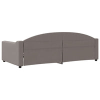 Letto da Giorno Tortora 100x200 cm in Tessuto 354191