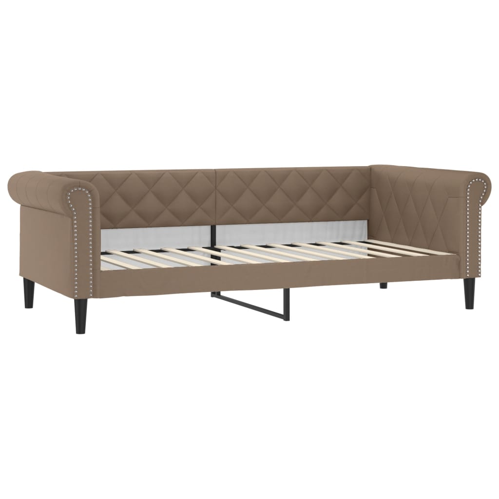 Letto da Giorno Cappuccino 80x200 cm in Similpelle 354225