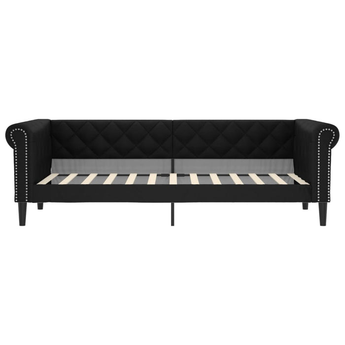 Letto da Giorno Nero 90x200 cm in Similpellecod mxl 94661