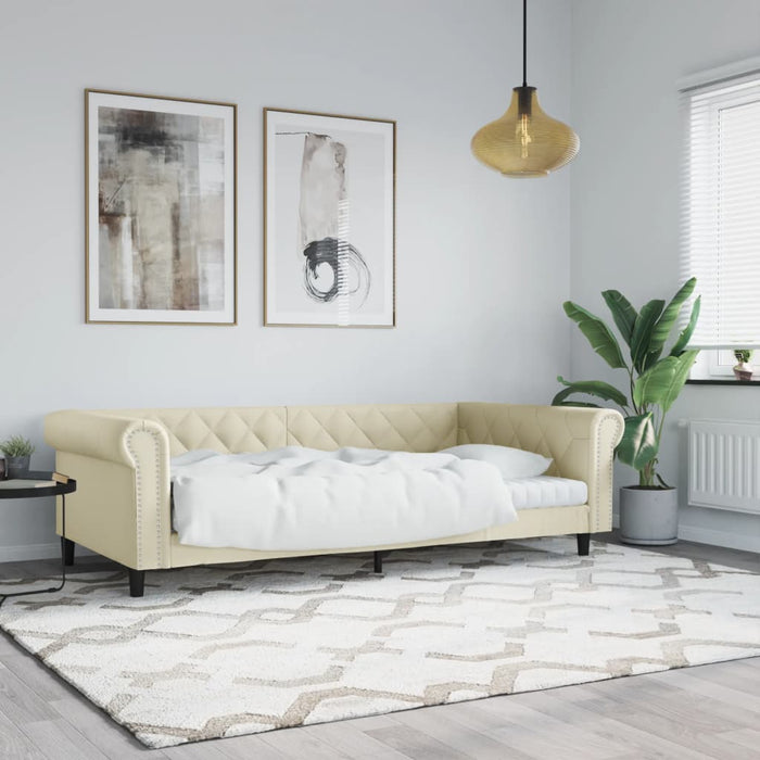 Letto da Giorno Crema 100x200 cm in Similpellecod mxl 94658