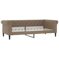 Letto da Giorno Cappuccino 100x200 cm in Similpelle 354233