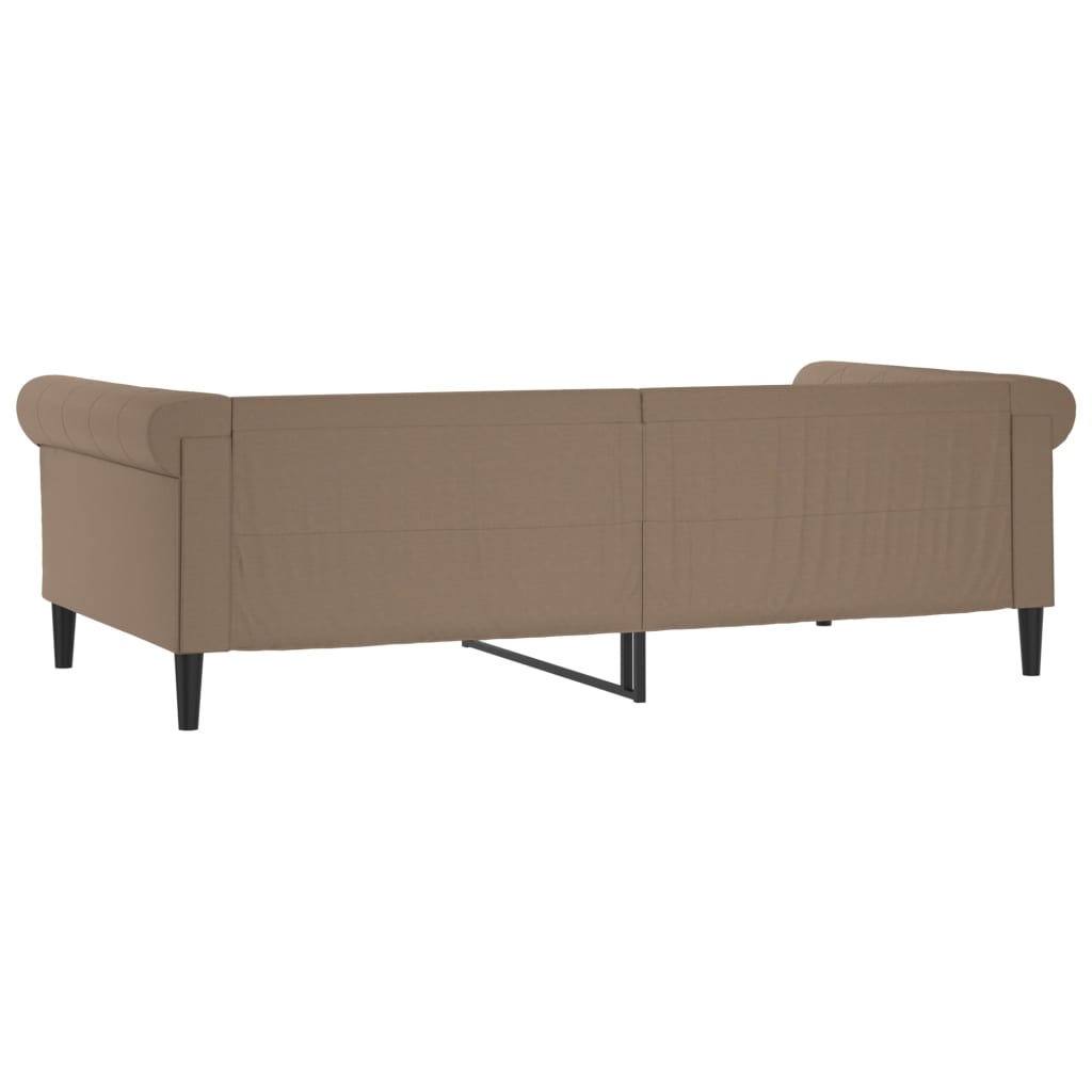 Letto da Giorno Cappuccino 100x200 cm in Similpelle 354233