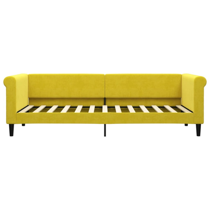 Letto da Giorno Giallo 80x200 cm in Velluto 354242