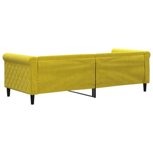 Letto da Giorno Giallo 80x200 cm in Velluto 354242