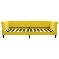 Letto da Giorno Giallo 100x200 cm in Velluto 354256