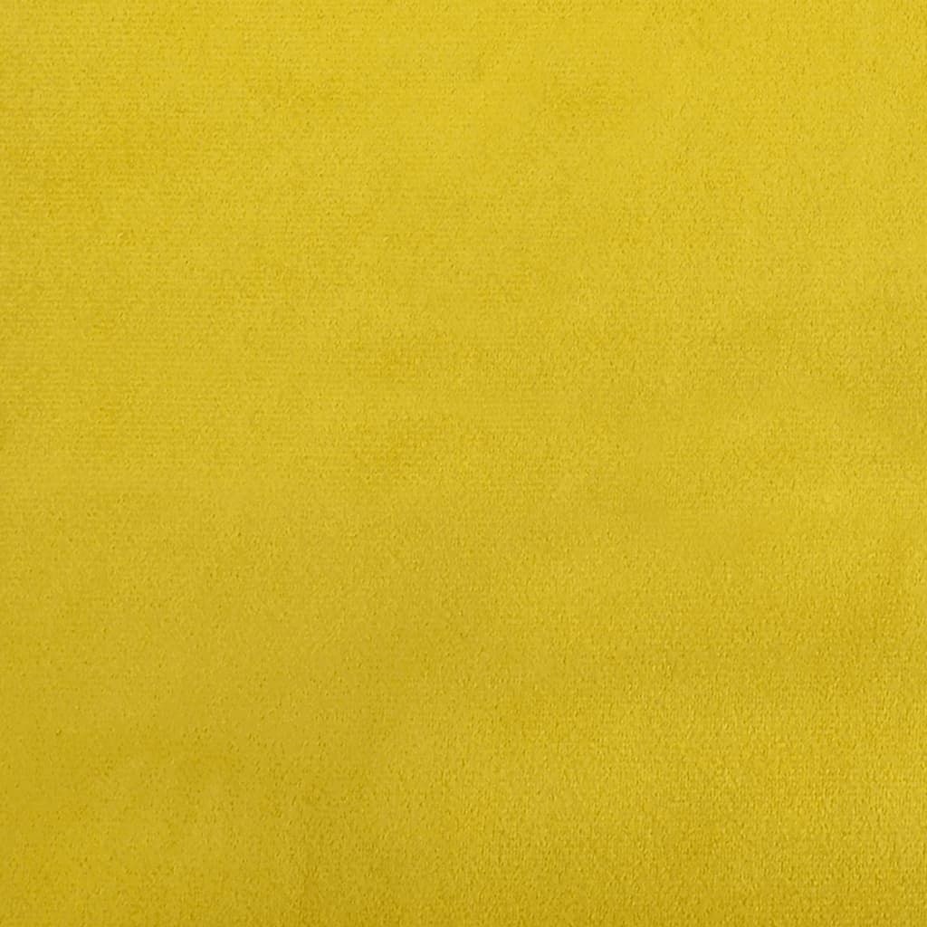 Letto da Giorno Giallo 100x200 cm in Velluto 354256