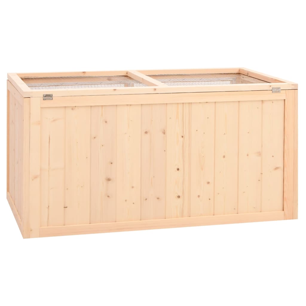 Gabbia per Criceti 104x52x54 cm in Legno Massello di Abete 172380