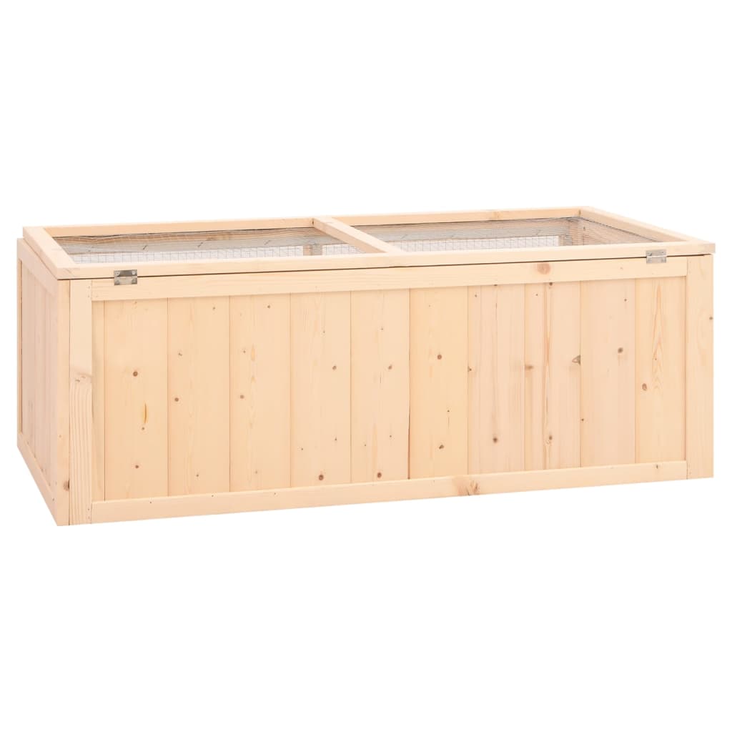 Gabbia per Criceti 104x52x38 cm in Legno Massello di Abete 172383