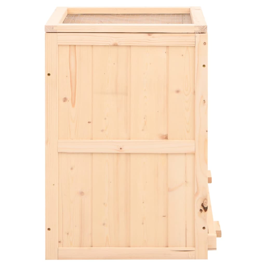 Gabbia per Criceti 81x40x60 cm in Legno Massello di Abete 172384