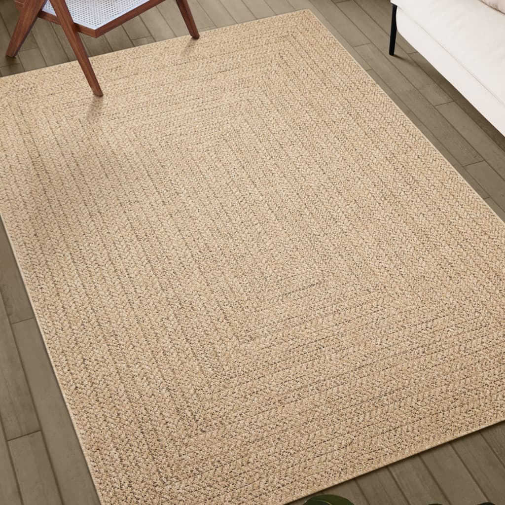 Tappeto 160x230 cm Aspetto Iuta per Interni ed Esterni 364833