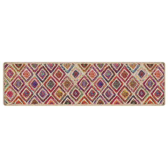 Tappeto Lavabile Multicolore 80x300 cm Antiscivolo 136586