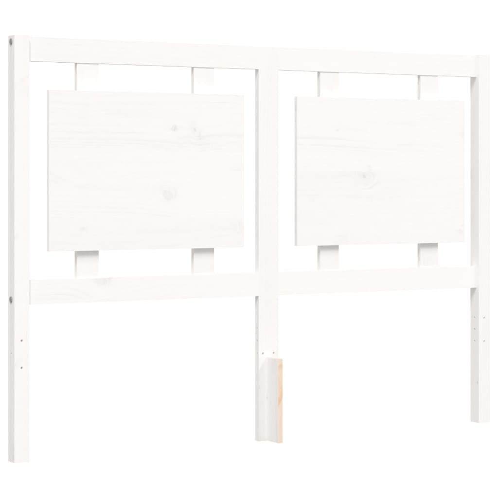 Giroletto con Testiera Bianco Small Double Legno Massello 3192137